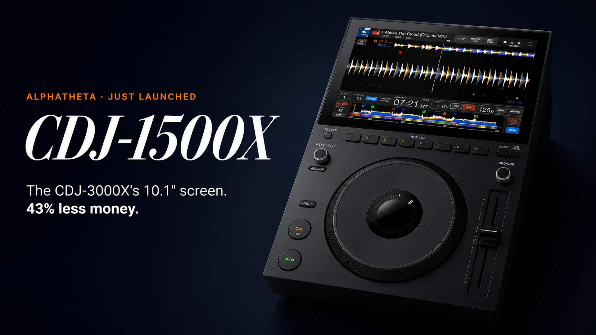 AlphaTheta CDJ-1500X Review: The CDJ-3000X Screen for 43% Less