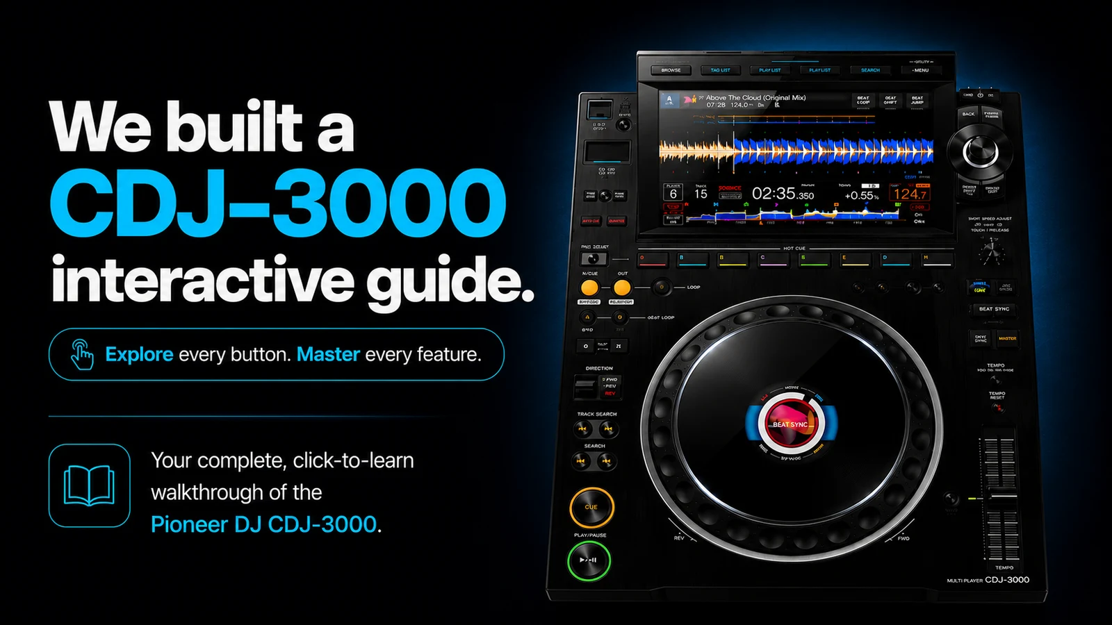 How to Use the CDJ-3000: Menus, Workflows + an Interactive Simulator