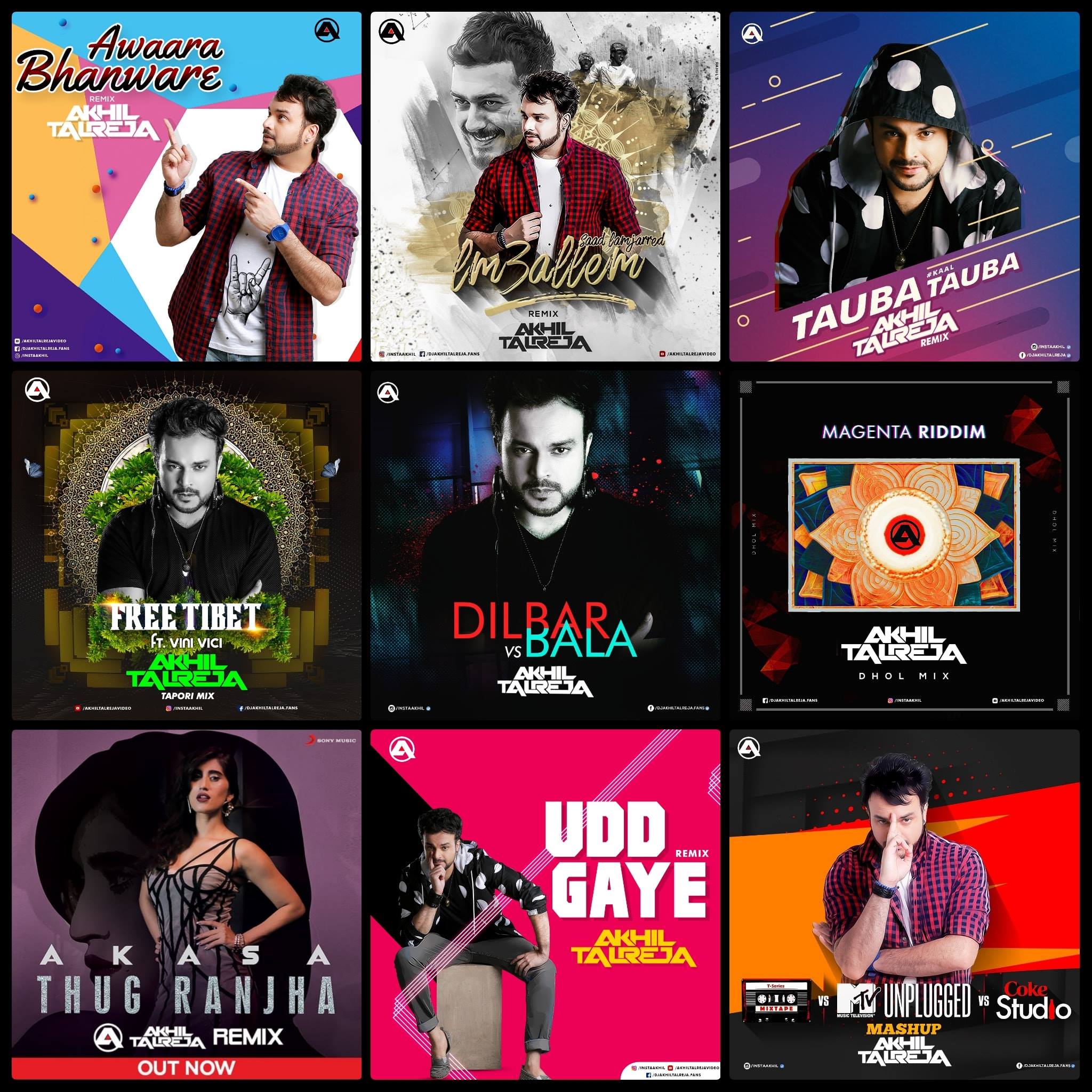 remixe releases by dj akhil talreja